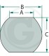 SFERA CAT.1-2 D.56 x 45 Foro 22,4 - 20011127