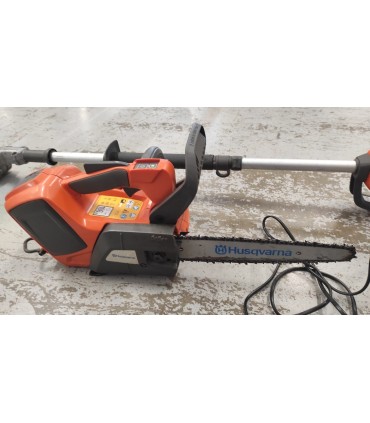 TAGLIASIEPI A BATTERIA CON ASTA  HUSQVARNA 536LIHE3 CON MOTOSEGA T535IXP,CARICA E BATTERIA